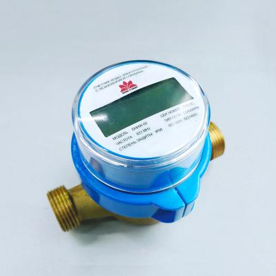 China Single valve non current control smart water meter with lorawan module / DN15 digital multimeter for sale