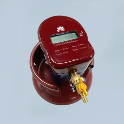 China LPG smart vertical mini meter used for steel cylinder with GPRS, outer diameter 20mm 115x84x70mm for sale