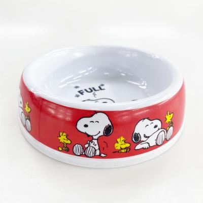 China Viable Wholesale Fun Mutiple Dog Bowl Feeder,Cheap Melamine Reusable Plastic Dog Portable Pet Bowl for sale