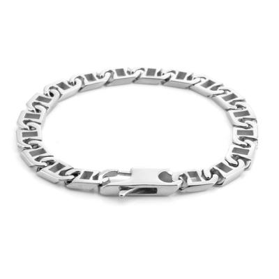 China Vintage 316L Stainless Steel Bracelet Chain With Lobster Clasp for sale