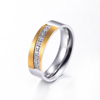 China Romantic CNC Ring For Men from Two Tone Band Rings Stainless Steel for sale