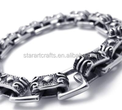 China Wholesale New Stainless Steel Fashion Jewelry, Stainless Steel Cuban Link Bracelet B716 for sale