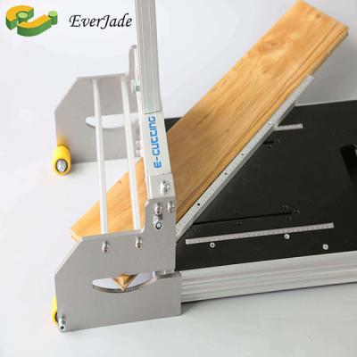 China Everjade 450mm Multi Functional Cutter Lvt PVC Spc Parquet Vinyl Flooring Wood Plank and Laminate Flooring Cutter for sale