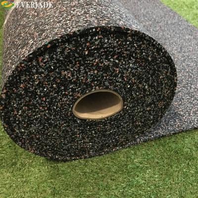 China Everjade 20mm Fitness Mat Non Toxic Suitable Indoor Gym Flooring Rubber Flooring for sale