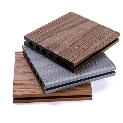 China Popular Selling Cheap Co-Extrusion WPC Decking/Co Extrusion WPC Decking Anti-Slip Wear Resistant Waterproof for sale