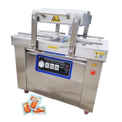 China Double Chamber High Speed ​​Industrial Vacuum Sealer Commercial Food Meat Vacuum Packing Sealing Machine for sale