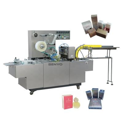 China Premium Quality Food Perfume Box Machine BOPP Box Cosmetic Cellophane Wrapping Wrapping Machine for sale