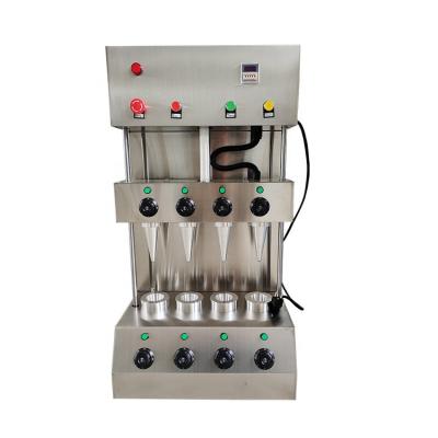 China Hot Selling Easy Commercial Filipino Snacks High Efficiency Operation Pizza Cone Soft Oven Display Shelf Machine for sale