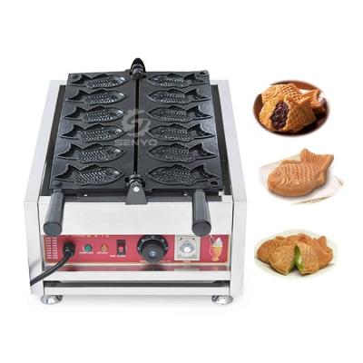 China Large commercial electric mini snacks taiyaki machine maker taiyaki making machine for home for sale