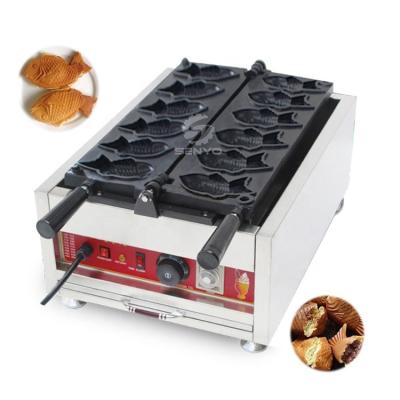 China Full Automatic Taiyaki Maker Machine Small Snacks High Yield Waffle Fish Cake Making Machine for sale