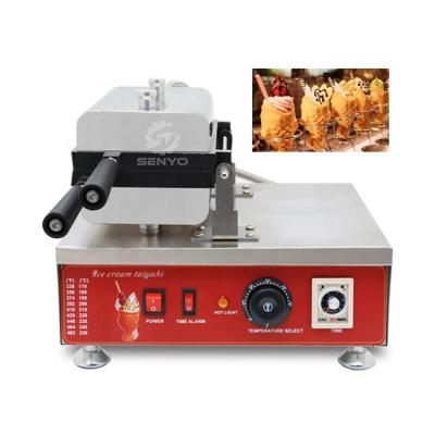 China Electric open snack stainless steel mouth ice cream taiyaki machine small fish waffle price for sale