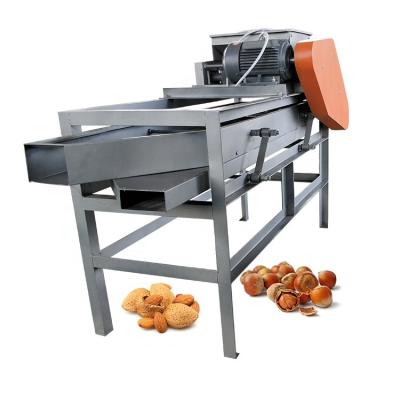 China High Rate High Efficiency Nuts Hazelnut Sheller Cookie Almond Shelling Apricot Cracking Shelling Peeling Machine for sale