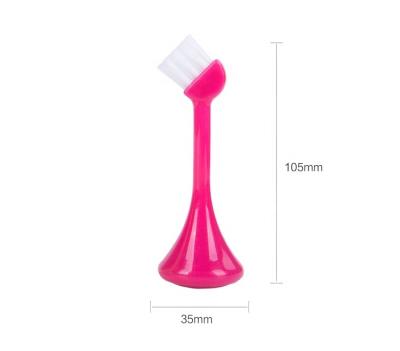 China Viable Colorful Mini Nylon Roly Poly Tumbler Keyboard Gap Groove Cleaning Brush for sale