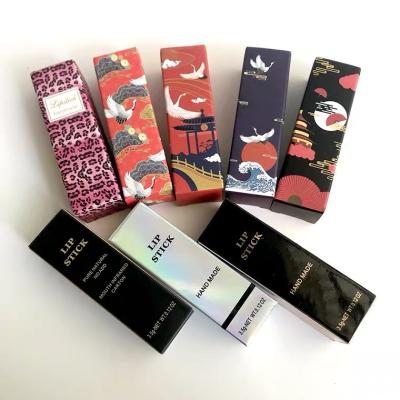 China New Recyclable Custom Luxury Paper Cosmetics Maker Logo Lipstick Packaging Gift Box For Lipstick Package for sale