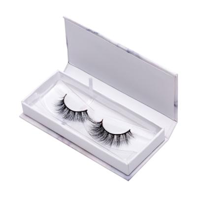 China Eco-friendly Book Shape Eyelash Box Custom Paper Eyelash Packaging Boxes With Inserts for sale