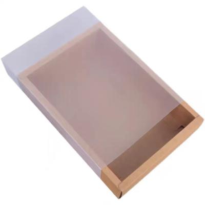 China Factory Packaging Paper Box Handmade Logo Printed Packaging Boxes With Plastic Cover For Soap for sale