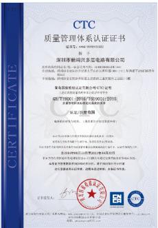 ISO9001:2015 - Shenzhen Three Two One Technology Co., Ltd.