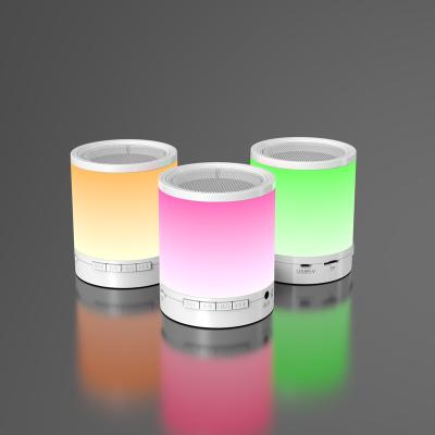 China Mini Portable LED Flashing Light Speaker Loud Wireless Edge - IP1-HS Sound Rich Waterproof Speaker HS-033A for sale