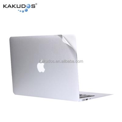 China Original Laptop OEM Color Brushed Sliver Laptop Skin Cover For Apple MacBook Air Retina Pro for sale