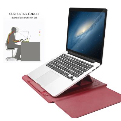 China All-in-one Laptop Stand and Carry Case Foldable Sleeve Bag Storage Business Laptop Sleeve Holder with Accessories for sale