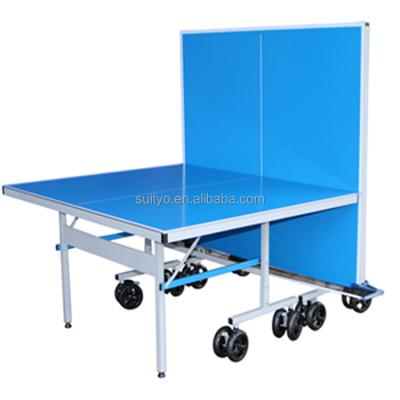 China Good Quality Outdoor Foldable Ping Pong Folding Table Sports Portable Single Table for sale