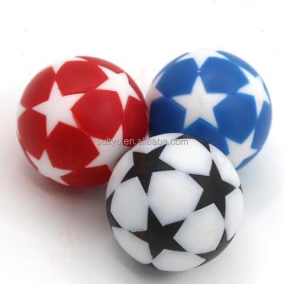 China 32 Mm Sports Toy Table Foosball Accessories Plastic Mini Football Colorful Toys for sale