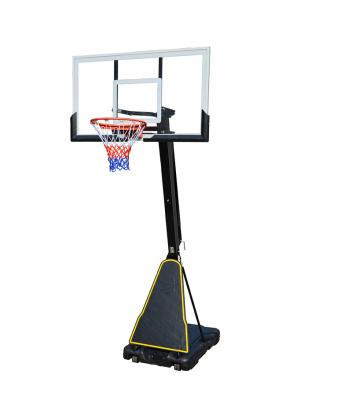 China PE Outdoor Adult Movable Basketball Hoist Rack for sale