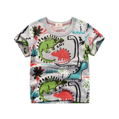 China QUICK DRY Baby Boy Clothes Clothes Toddler Kids Boy Summer O Neck T-shirt 2021 Ready To Go for sale