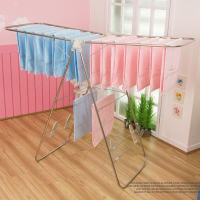 China No stainless, foldable, no deformation, floor-standing, C style, drying rack for sale