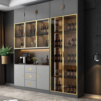 China Extendable Luxury Office Furniture Wooden Filling Cabinet Classic display wine cabinet for sale