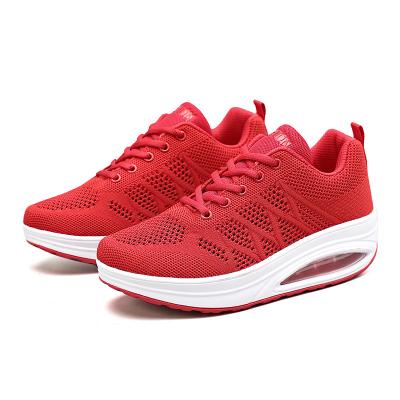 China Hot Selling Fashion Trend Platform Wedge Cushion Fitness Sneakers Sport Sports Shoes For Women for sale