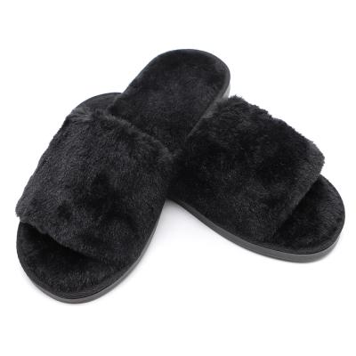 China Fashion Trend Women's Slippers Home European Plus Velvet Word Slippers for sale