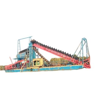 China River Boat River Gold Mining Dredger Machine Hydraulic Chain Dredger Gold Training Dredge For Sale for sale