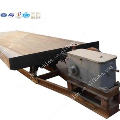 China Gold Mineral Separator Easy To Use Gold Mining Equipment Shaking Table Gold Separating Machine Shaking Table For Gold for sale