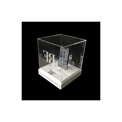 China New high grade factory price display box dustproof transparent acrylic dustproof counter box for sale