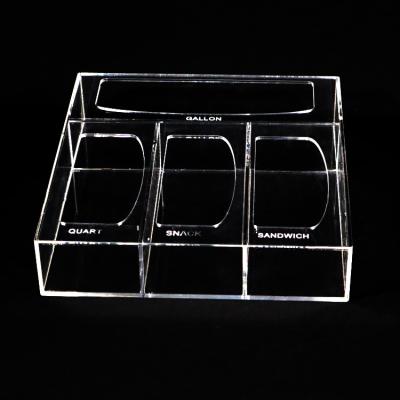 China Fashionable and beautiful last sale design cheap transparent acrylic fresh-keeping storage box eco-friendly bag for sale