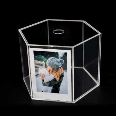 China Eco-friendly plastiWith Good Price Tray Small Acrylic Perspex Paper Sticky Sticky Note Holder Holder Photo Frame Mobile Storage Box for sale