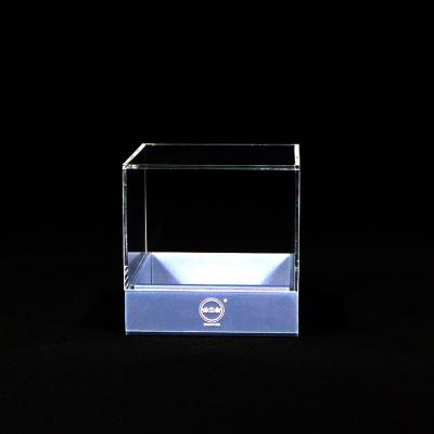 China Hot Selling Dustproof Acrylic Transparent Box With Cover Watch Dustproof Jewelry Vertical Display Stand for sale