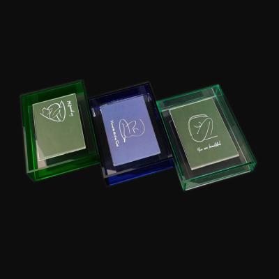 China Deploying Acrylic Professional Customized Merchandise Shop Products Small Perfume Display Box for sale