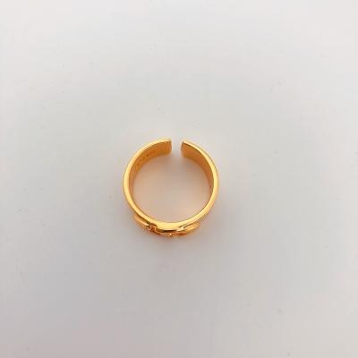 China CLASSIC Ring Jewelry Women Personalized Tasty Good Quality 18k Gold Plated Stainless Steel Rings for sale