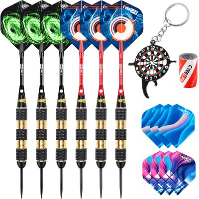 China CyeeLife 6 Pack 30g Barrel Brass And Aluminum Shafts With Dart Tool Steel Tip Darts Set CL58 for sale