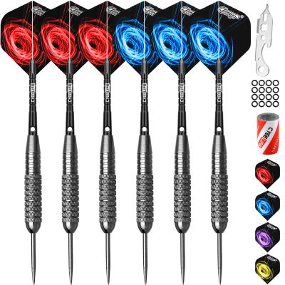 China Cyeelife Alu Professional Darts Colorful Flights With Dart Tools 6 Packs 22g Steel Tip Darts Set for sale