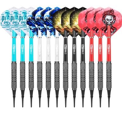 China Cyeelife 10g / 12g / 14g 4 Colors PVC Shafts 12 Pack Soft Tip Darts Set CL41-4C for sale