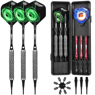 China Durable 3 Pack 16g Barrel Plus 6 Aluminum Shafts And 6 Flights With Soft Dart Case Tip Darts Set for sale