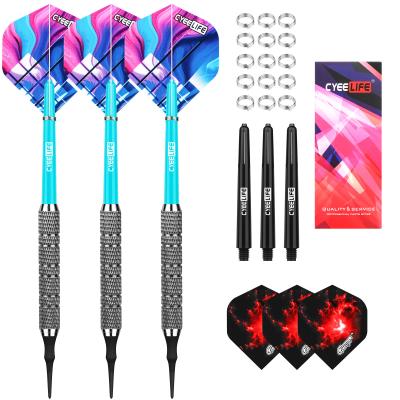 China Durable CyeeLife 3 Packs 16g 20g 2 Styles PC Darts And Flights Soft Darts Darts Set for sale