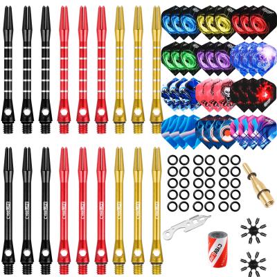 China CyeeLife Darts Axes and Alu Flights with Plastic Protectors Sharpener Rubber O Rings and Tool Dart Accessory Pack CL20D for sale