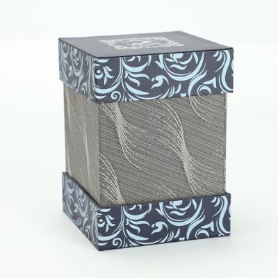 China Recycled Materials Custom Luxury Candle Packaging 4C Printing Cardboard Paper Box With Lid For Glass Jars for sale