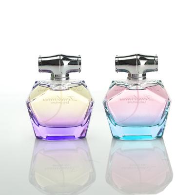 China OEM Style Custom Creative Perfume Sprayer Pump Glass Bottles Luxury 100ml Perfume Packaging Bottles for sale