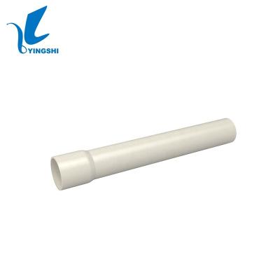 China Water Pipe System Manufacturer Wholesale DIN ASTM D2241 UPVC DWV Pipe Flared Type For Water Supply for sale