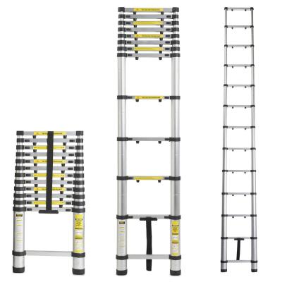 China Telescopic Extension Ladder 2.6M/8.5FT Contemporary Step Times for sale